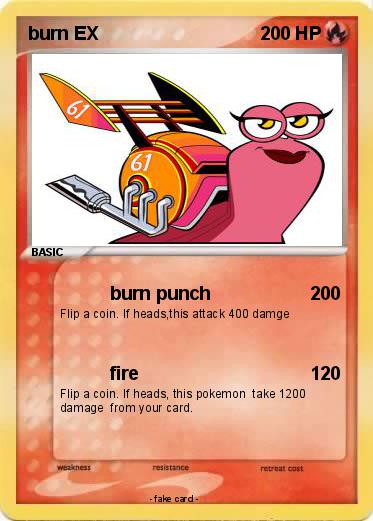 Pokemon burn EX