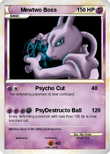 Pokemon Mewtwo Boss
