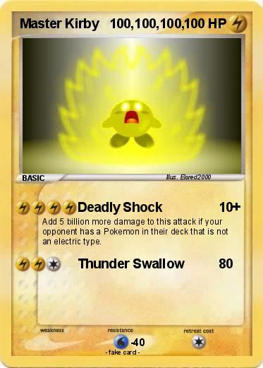 Pokemon Master Kirby   100,100,100,