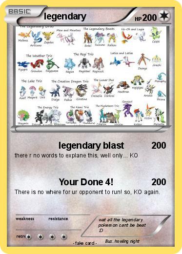 Pokemon legendary