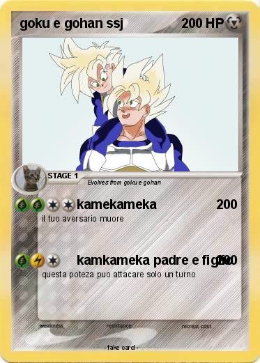 Pokemon goku e gohan ssj