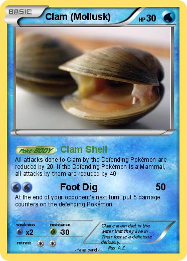 Pokemon Clam (Mollusk)