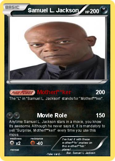 Pokemon Samuel L. Jackson