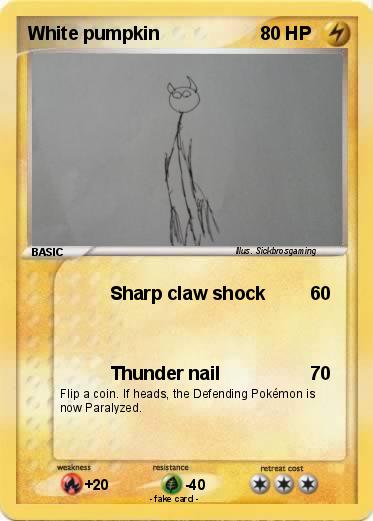 Pokemon White pumpkin