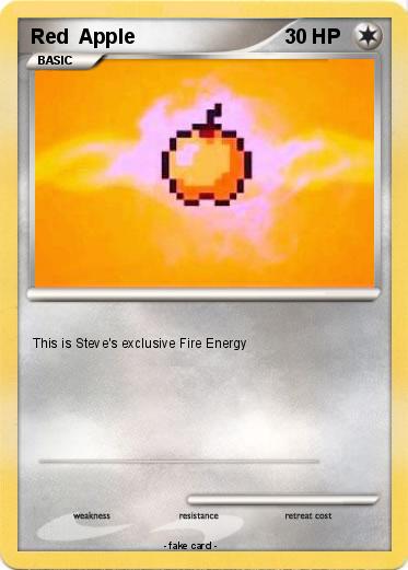 Pokemon Red  Apple