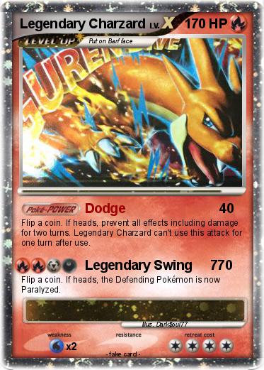 Pokemon Legendary Charzard