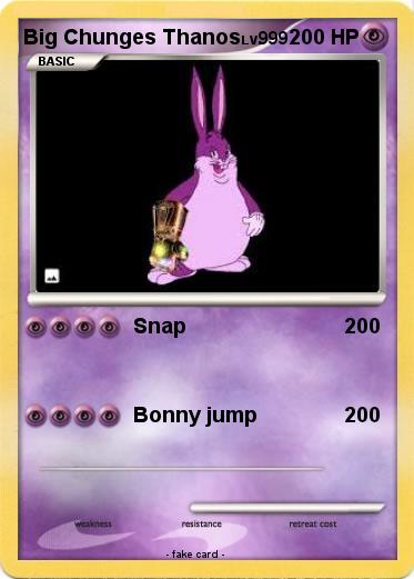 Pokemon Big Chunges Thanos