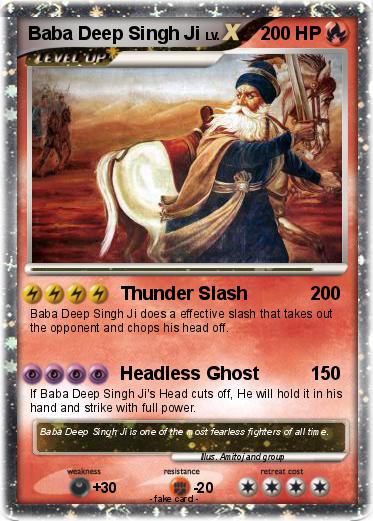 Pokemon Baba Deep Singh Ji