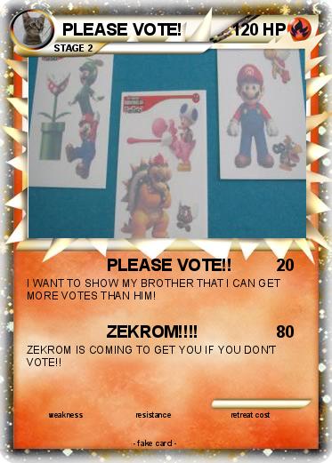 Pokemon PLEASE VOTE!