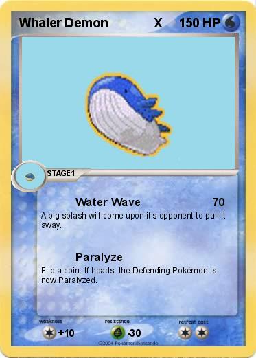 Pokemon Whaler Demon             X