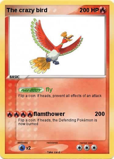 Pokemon The crazy bird