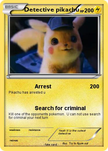Pokemon Detective pikachu