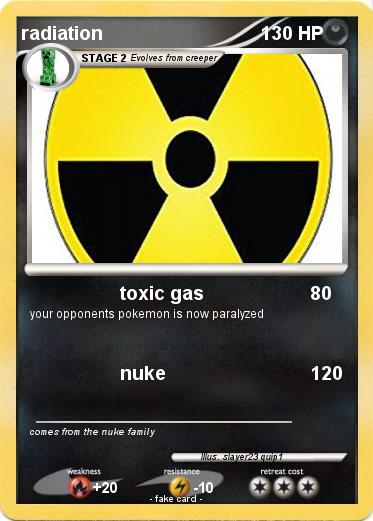 Pokemon radiation