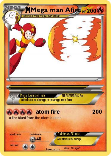 Pokemon Mega man Afire