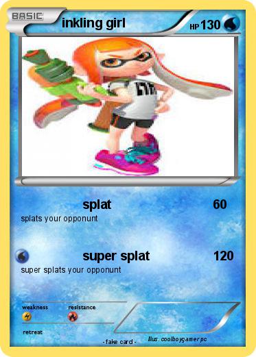Pokemon inkling girl