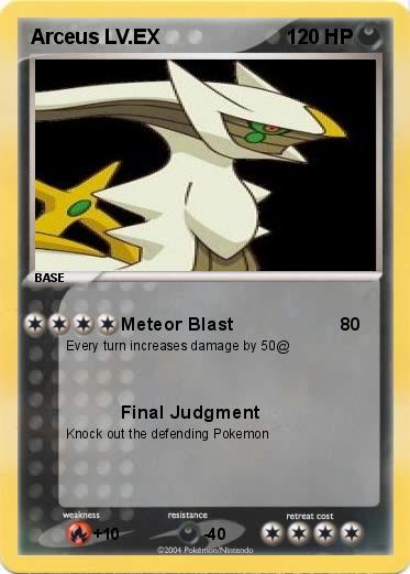 Pokemon Arceus LV.EX