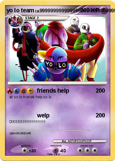 Pokemon yo lo team