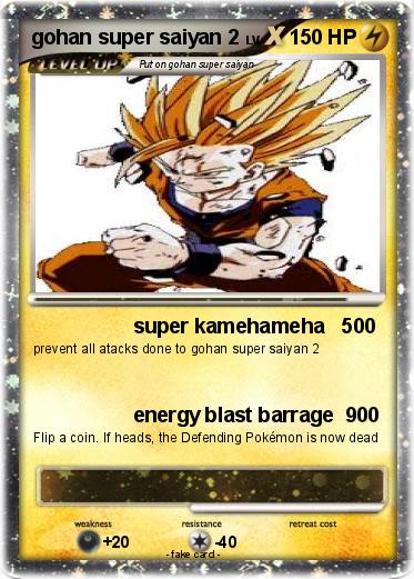 Pokemon gohan super saiyan 2