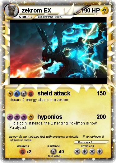 Pokemon zekrom EX