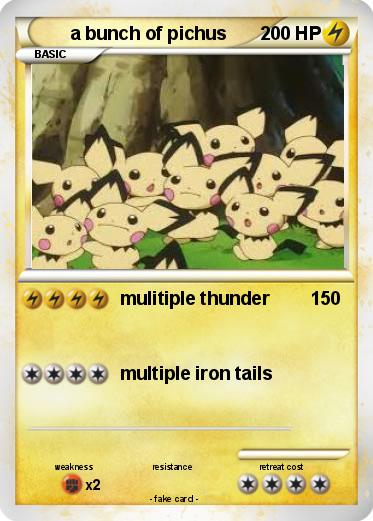 Pokemon a bunch of pichus