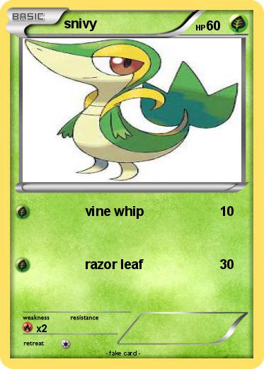 Pokemon snivy