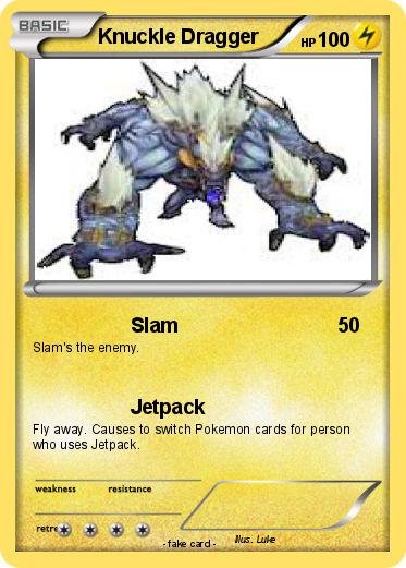 Pokemon Knuckle Dragger