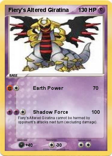 Pokemon Fiery's Altered Giratina
