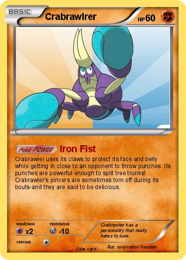 Pokemon Crabrawlrer