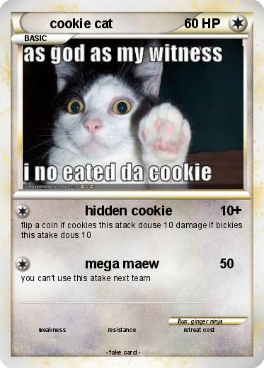 Pokemon cookie cat