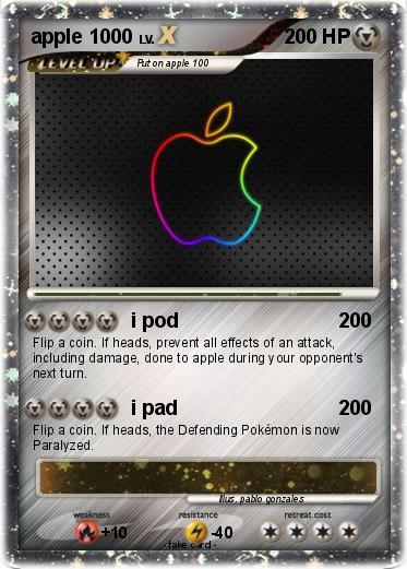 Pokemon apple 1000