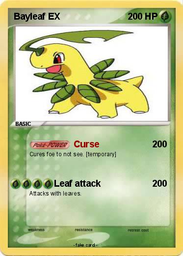 Pokemon Bayleaf EX