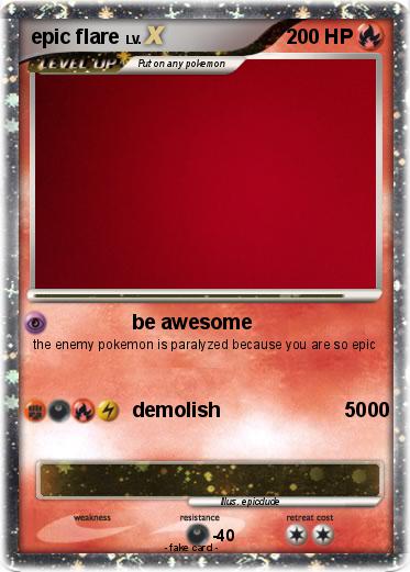 Pokemon epic flare