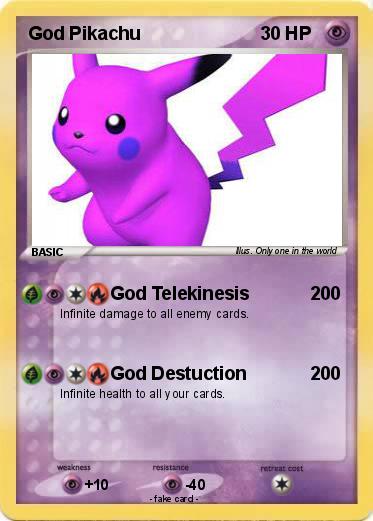 Pokemon God Pikachu
