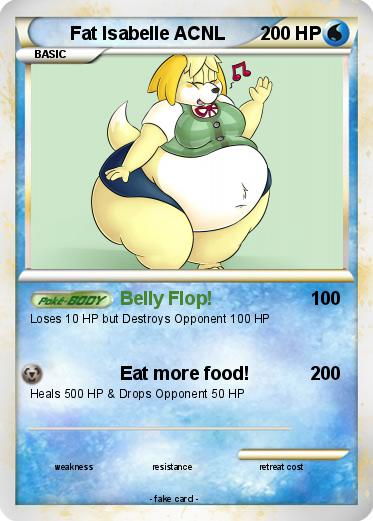Pokemon Fat Isabelle ACNL
