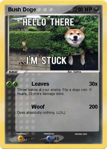 Pokemon Bush Doge