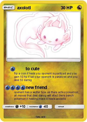 Pokemon axolotl