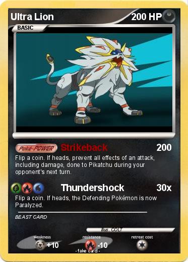 Pokemon Ultra Lion
