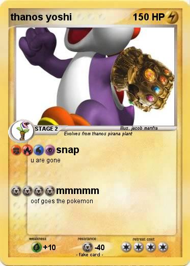 Pokemon thanos yoshi