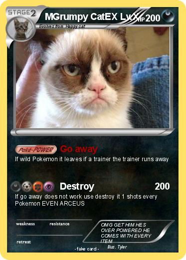 Pokemon MGrumpy CatEX Lv.X