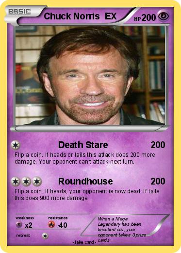 Pokemon Chuck Norris  EX