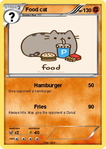 Pokemon Food cat