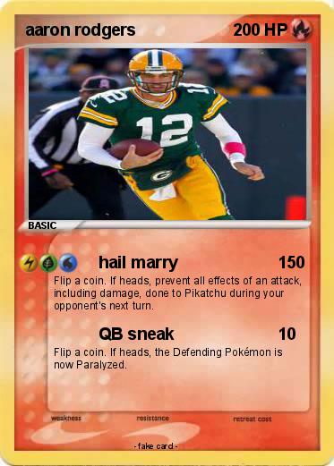 Pokemon aaron rodgers