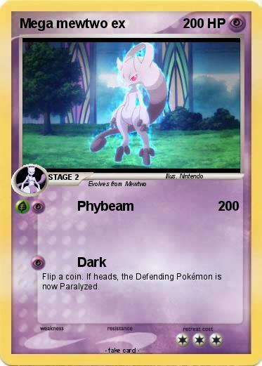 Pokemon Mega mewtwo ex