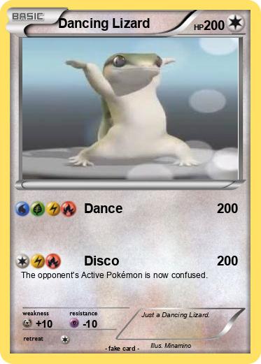 Pokemon Dancing Lizard