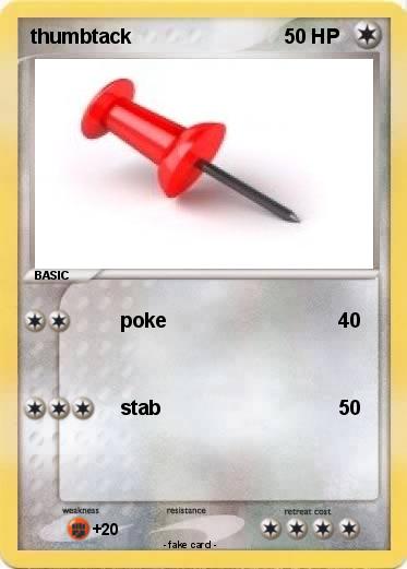 Pokemon thumbtack