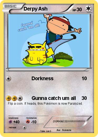 Pokemon Derpy Ash