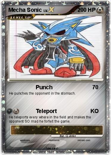 Pokemon Mecha Sonic