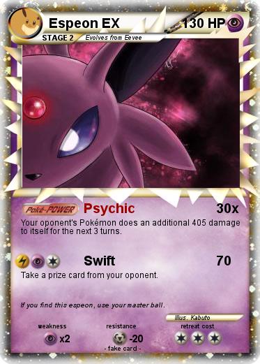 Pokemon Espeon EX