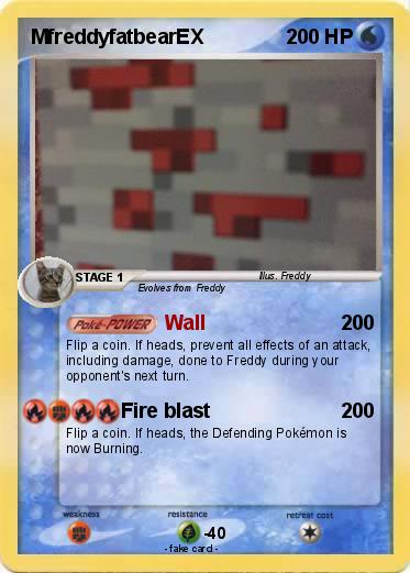 Pokemon MfreddyfatbearEX