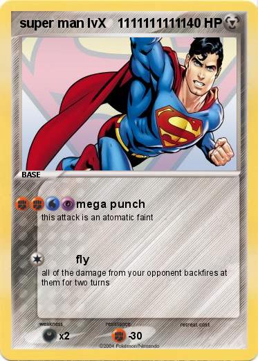 Pokemon super man lvX   1111111111